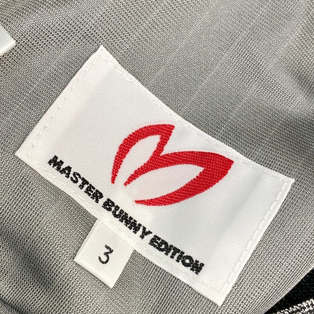 最大90％オフ／最終セール！ サイズ 3 MASTER BUNNY EDITION マスターバニーエディション 蓄熱 ストレッチパンツ チェック柄 グレー系 240101523814 ゴルフウェア メンズ ストスト