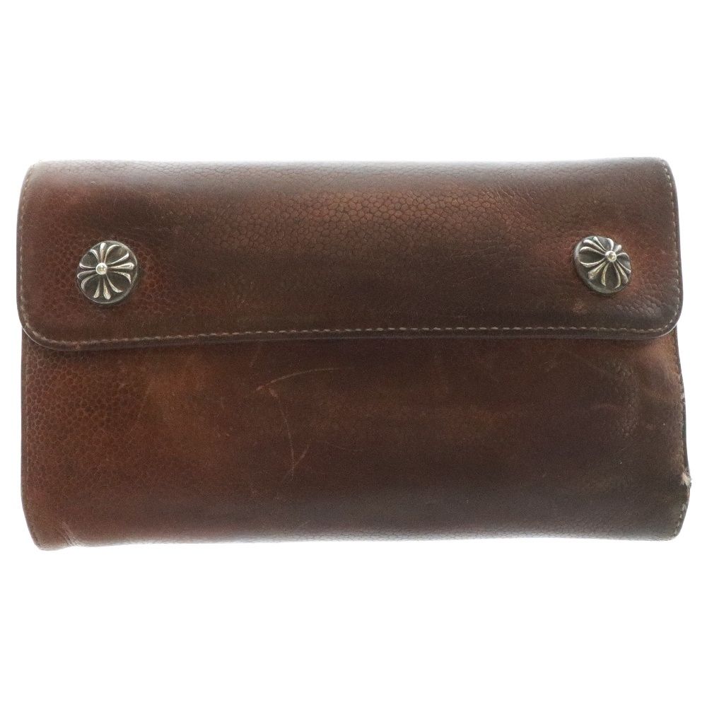 CHROME HEARTS (クロムハーツ) WAVE ウェーブ レザーウォレット 財布