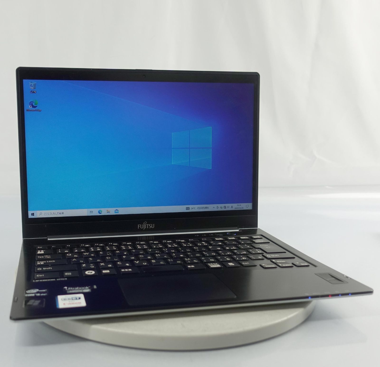 14インチ 富士通 LIFEBOOK U772/E FMVNU6PE/Core i5  3427U/1.8GHz/メモリ4GB/SSD120GB/Windows10 ノート PC パソコン Fujitsu