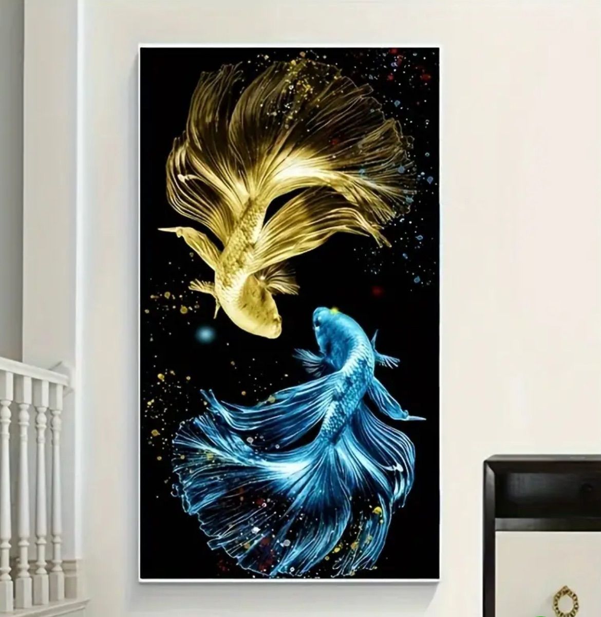 アート キャンバス インテリア 鯉 鯉のぼり ダイヤモンドアート