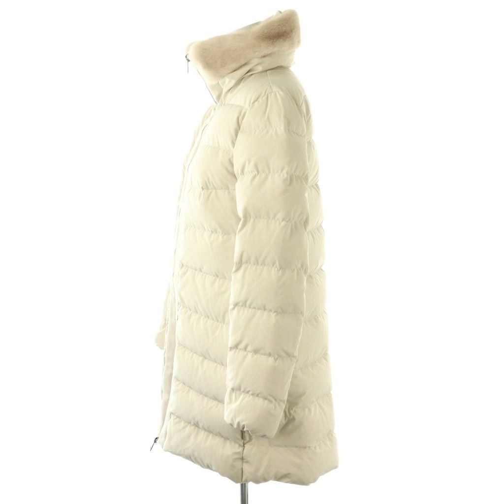 モンクレール MONCLER LINOTTE ミンクファー付き ダウンコート