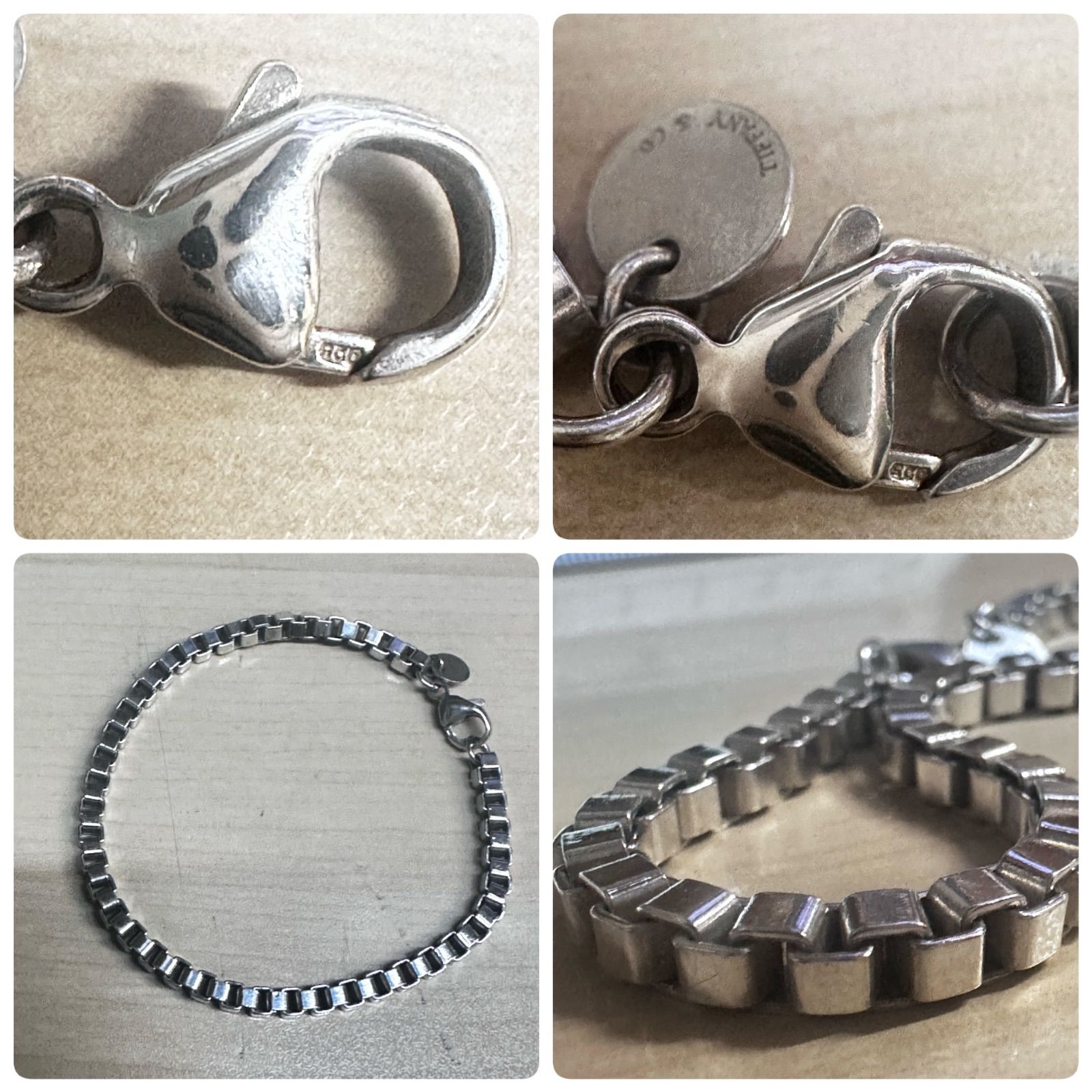 美品✨ティファニー ベネチアンブレスレット 19.5センチ 楽天市場】TIFFANY&Co. ティファニー ベネチアン ブレスレット
