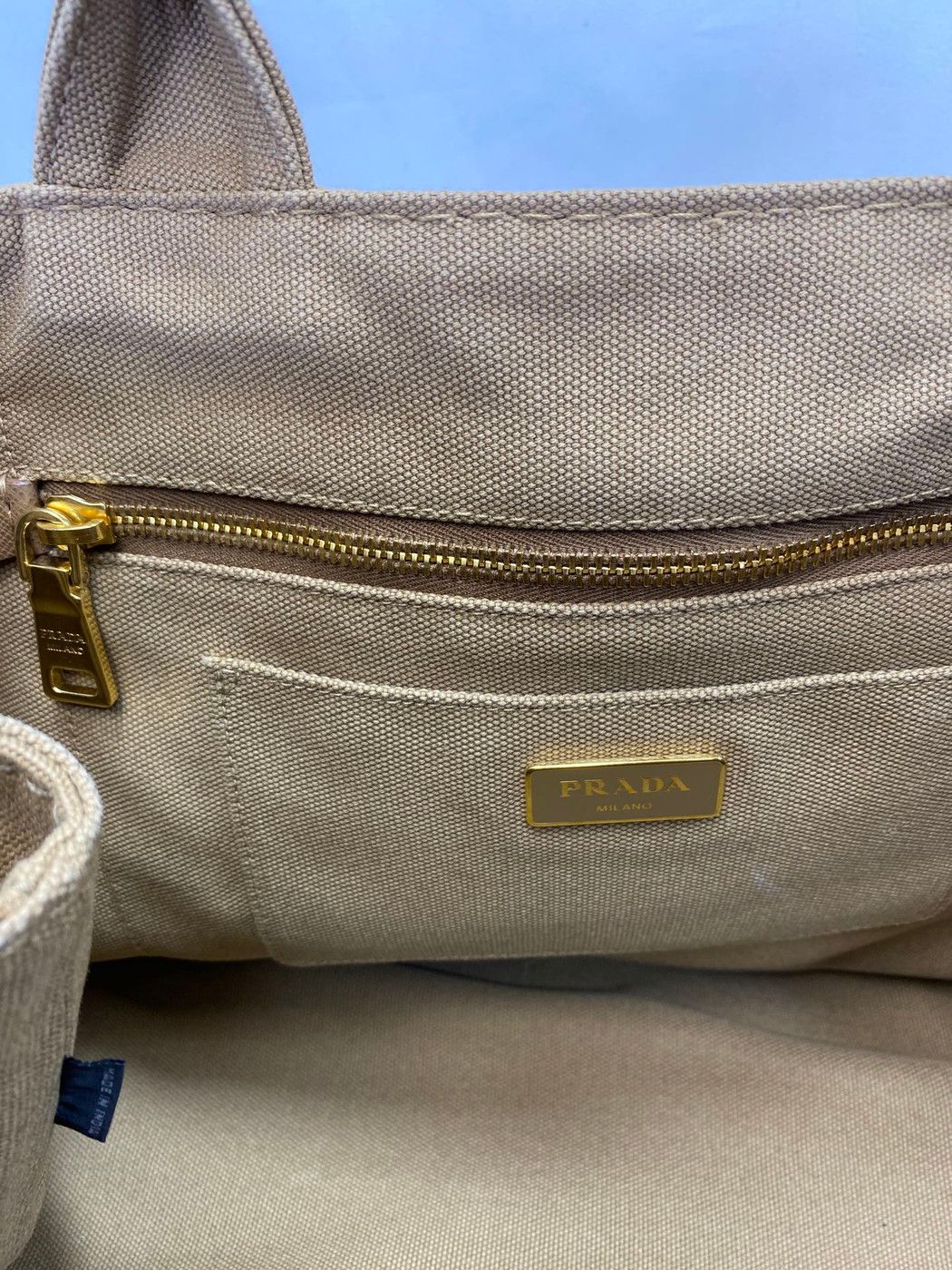 PRADA ハンドバッグ トートバッグ カナパ ミニ ブラウン 9534 PRADA プラダ ハンドバッグ トートバッグ カナパ ミニ ブラウン
