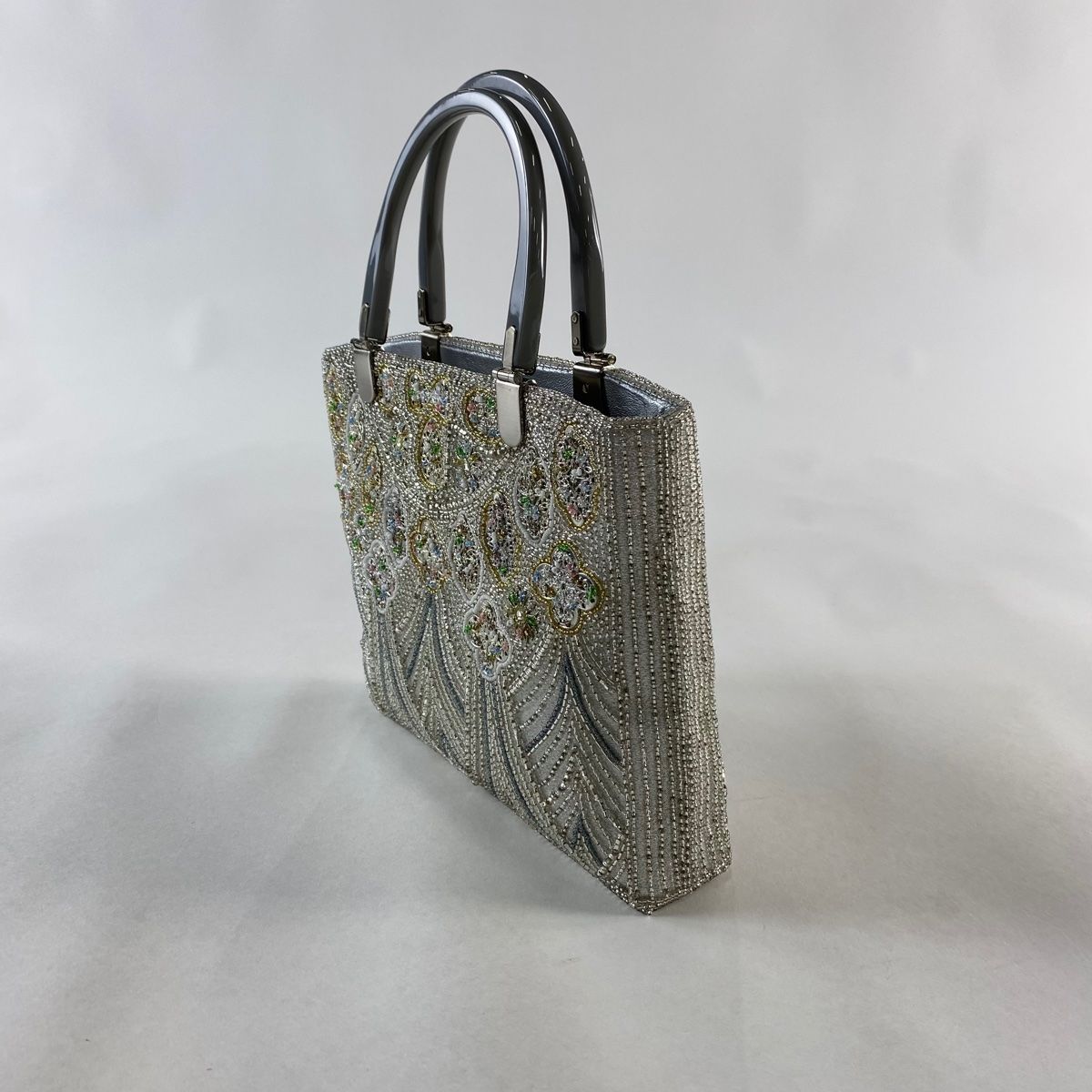 美品　和装バッグ ビーズバッグ フォーマル ビーズ 和装小物 茶 楽天市場】ビーズ バッグ（バッグ｜和装小物）：和服<レディース