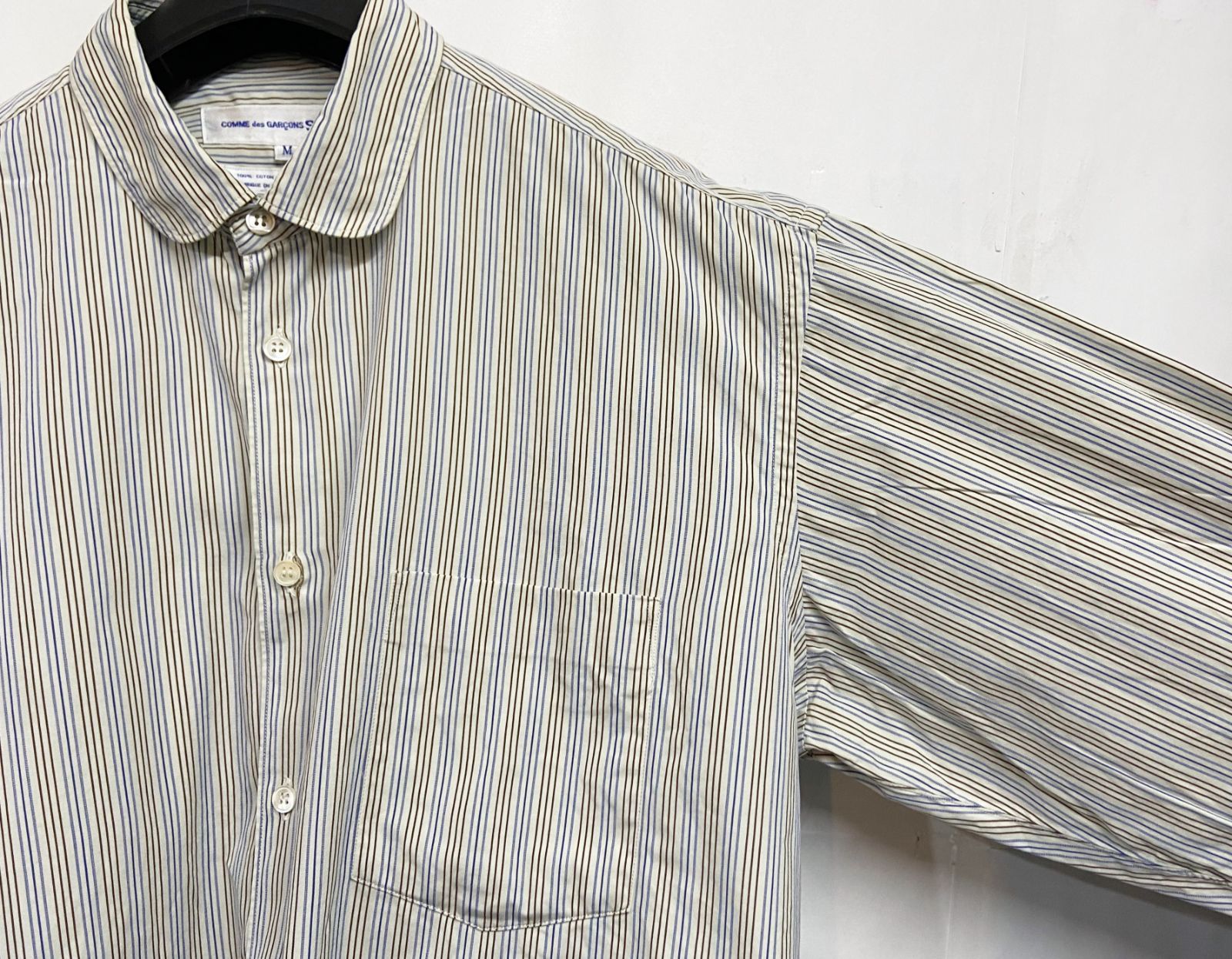 COMME des GARCONS SHIRT｜コムデギャルソン 丸襟 長袖シャツ