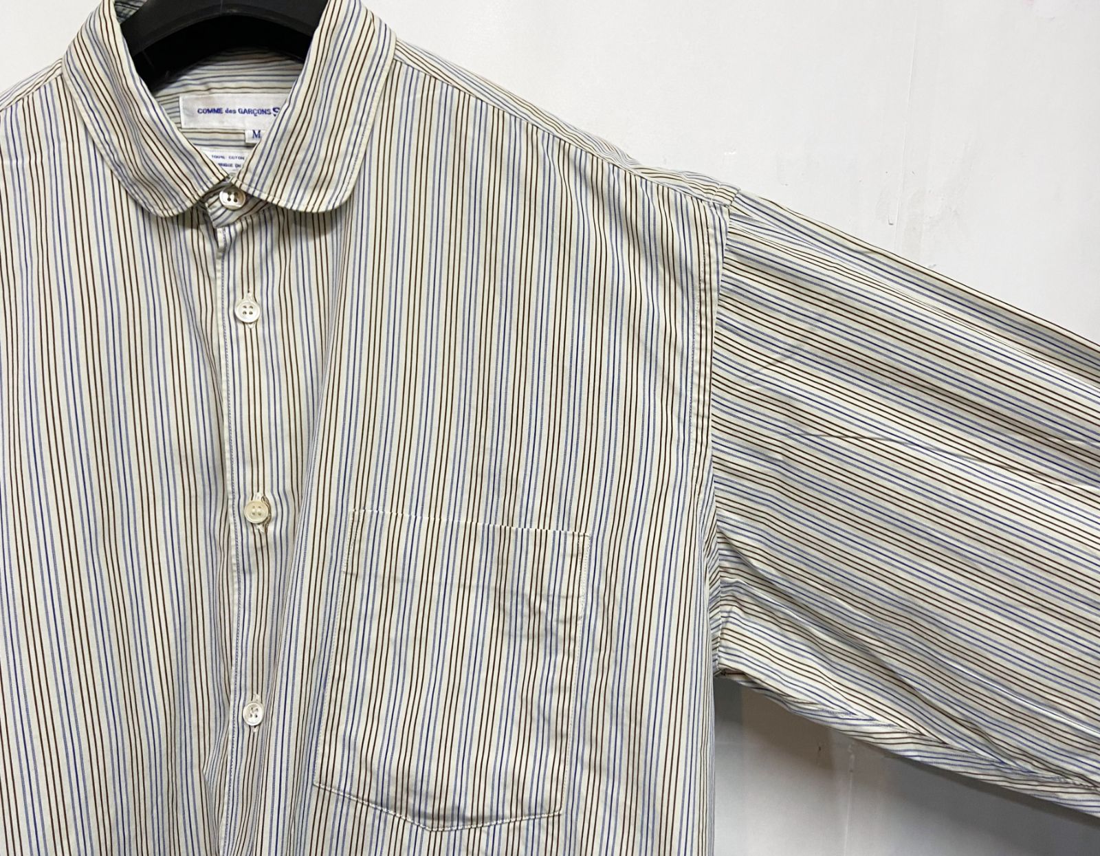 COMME des GARCONS SHIRT｜コムデギャルソン 丸襟 長袖シャツ - メルカリ