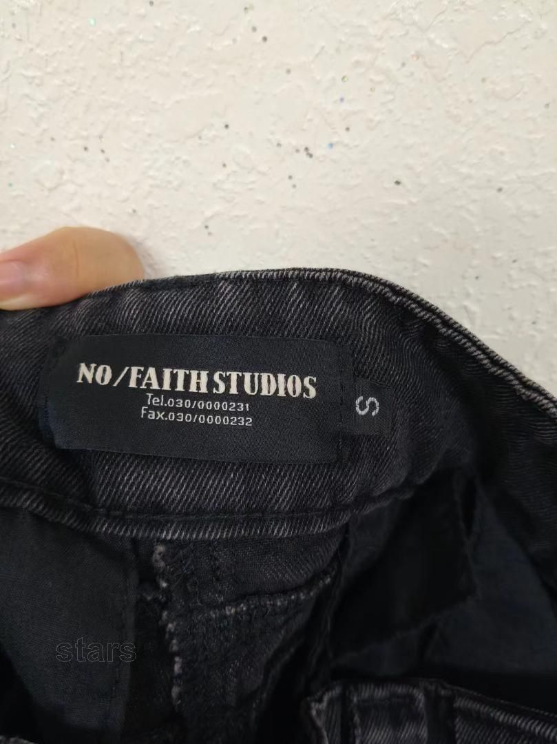 NO/FAITH STUDIOS ラージポケットウォッシュジーンズ - メルカリ 