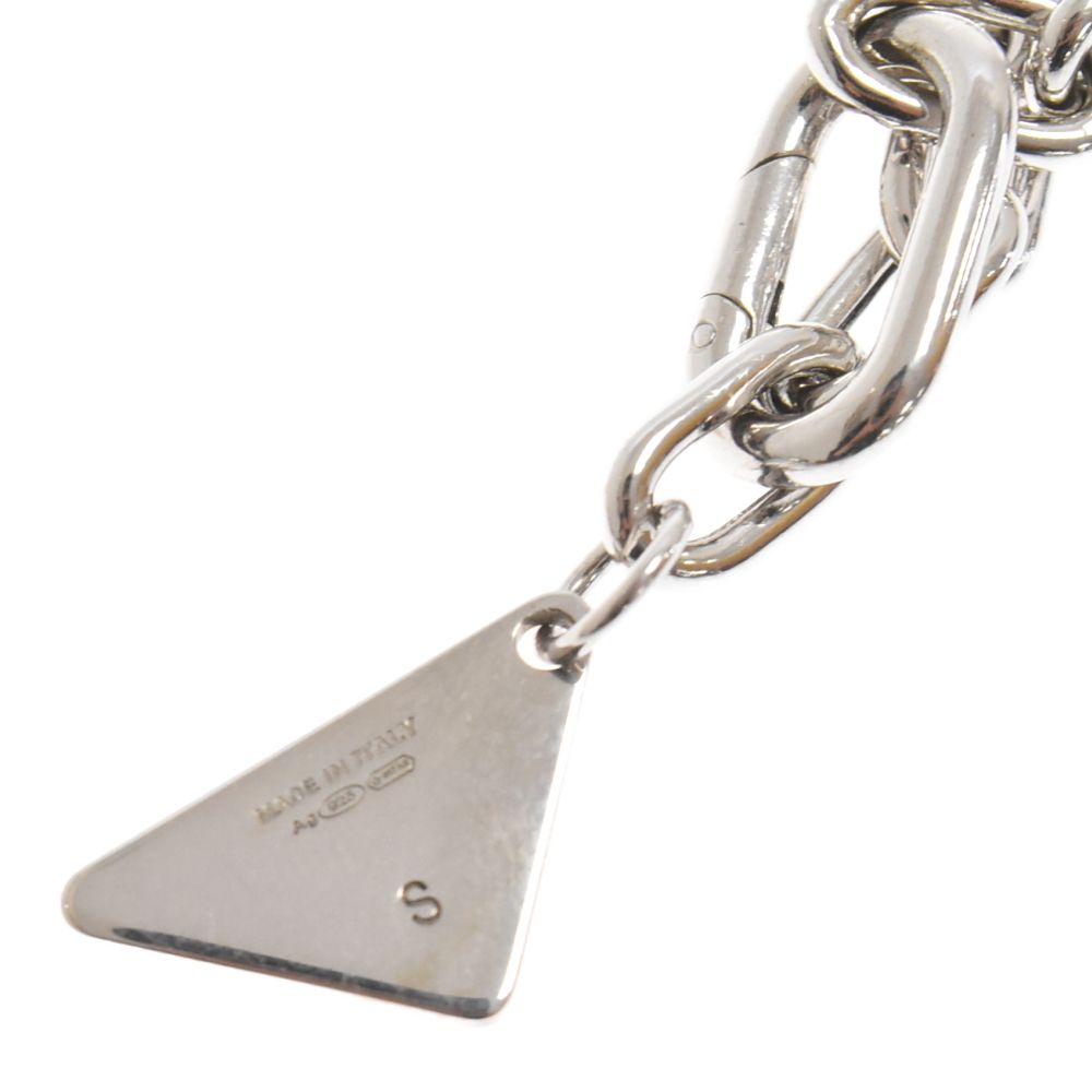 PRADA (プラダ) シンボル チェーン ブレスレット 925 シルバー - メルカリ