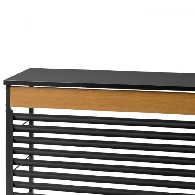 タカショー TAKASHO 美WOOD 室外機カバー ブラック×ナチュラルウッド A BEW-ST04NW 屋外 エアコン