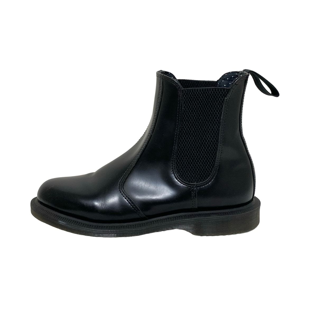 Dr. Martens ブラックブーツ UK 4 ドクターマーチン レザー ショートブーツ UK4 レディース