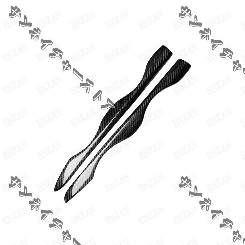 BMW 5シリーズ E34 1988～1996年式 カーボン製 ヘッドライトカバー アイライン2個セット