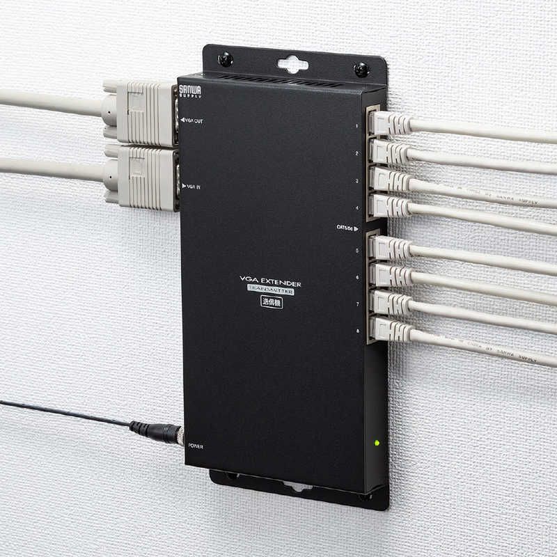 未開梱 サンワサプライ ディスプレイエクステンダー 送信機 8分配 VGA-EXL8N