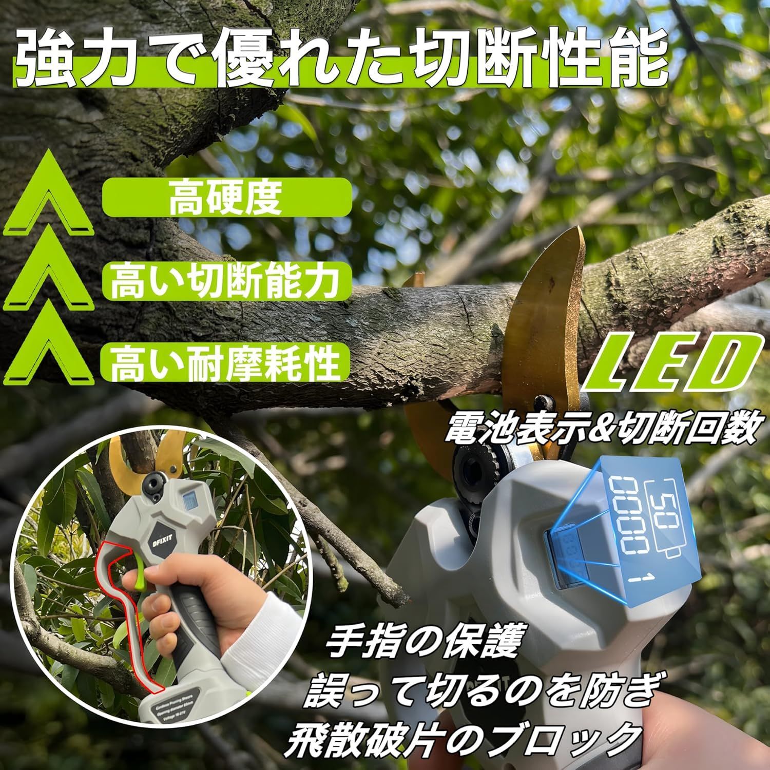 日本語取扱説明書付き B-40mm切断径