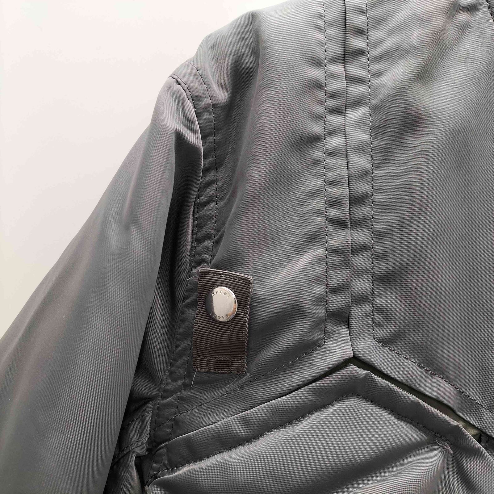 sacai 22aw MA-1 Blouson グレー sacai 22AW Nylon Twill Mix Blouson｜Yahoo!フリマ（旧PayPay