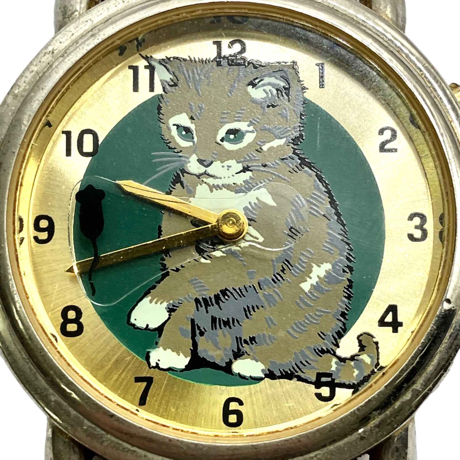 ネコが鳴く時計⭐️VALDAWN WATCH】 CAT AND MOUSE -WATCH ネコ ネコが鳴く時計⭐️VALDAWN WATCH】 CAT AND MOUSE -WATCH ネコ