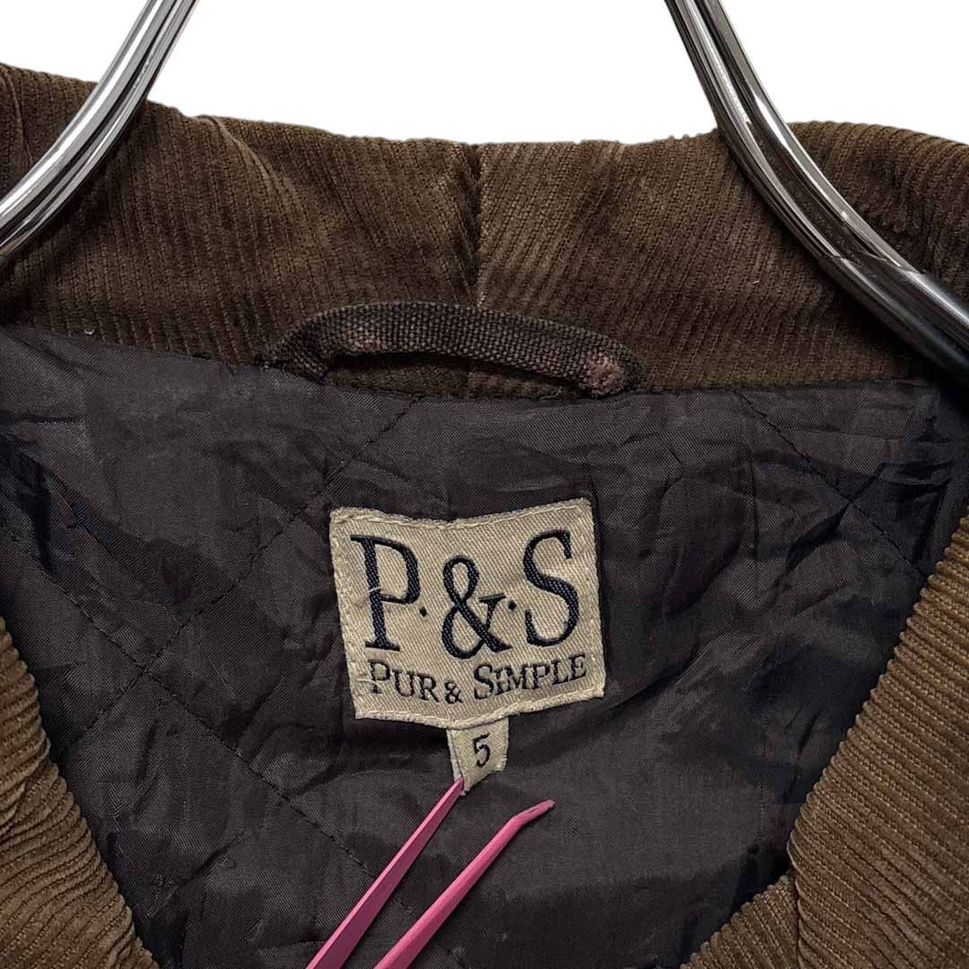 【P&S】 コーデュロイ襟 ダックハンティングジャケット S-2368 P&S】 コーデュロイ襟 ダックハンティングジャケット S-2368 - メルカリ