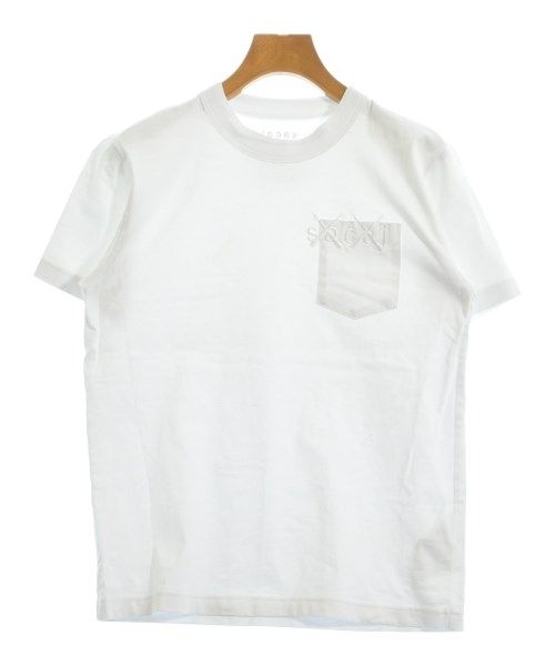 sacai サカイ Tシャツ・カットソー 凝り 3(L位) 白 【古着】【中古】 