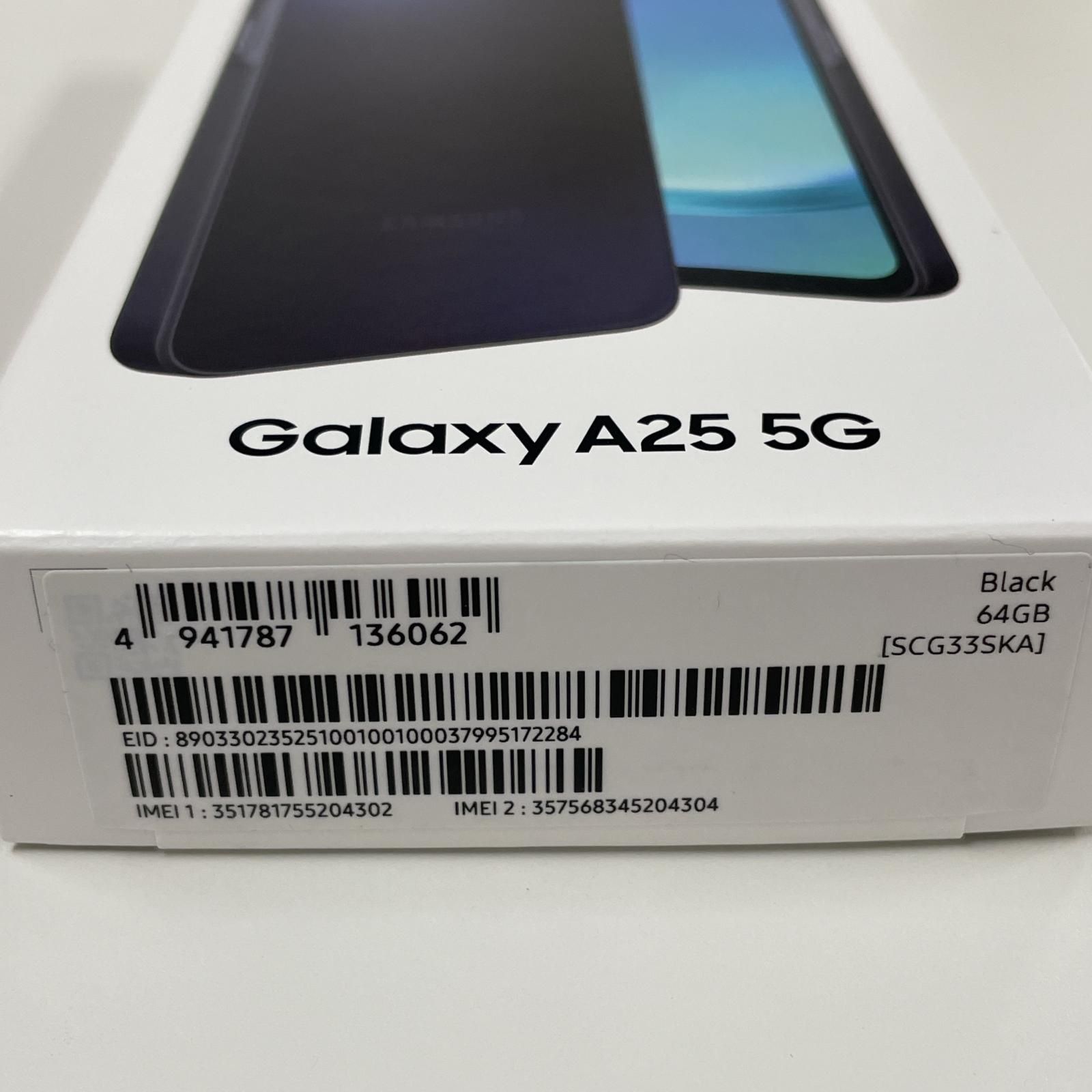 au Galaxy A25 5G SCG33 ブラック - メルカリ