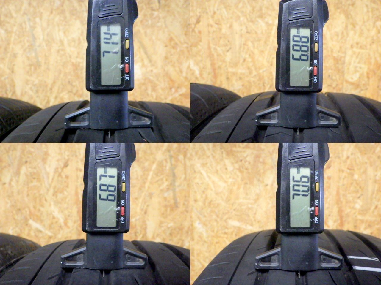 J251 ◆ 製造 約7.5 8部山 ◆YOKOHAMA BluEarth-RV RV-03◆215 60R16◆4本