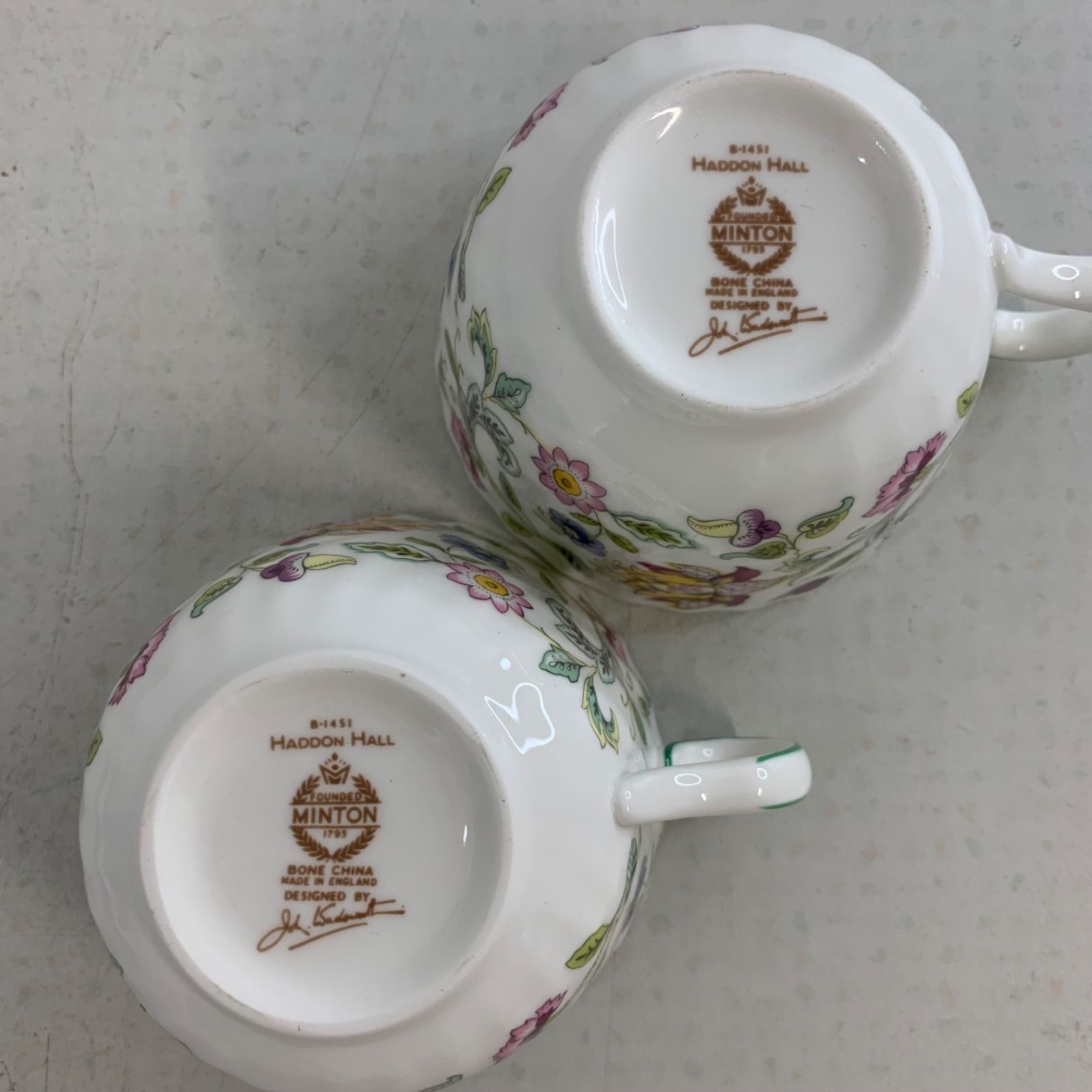 ミントン　ハドンホールティーセット 未使用4客セット MINTON ミントン ハドンホール ティーカップセット 4客 - メルカリ