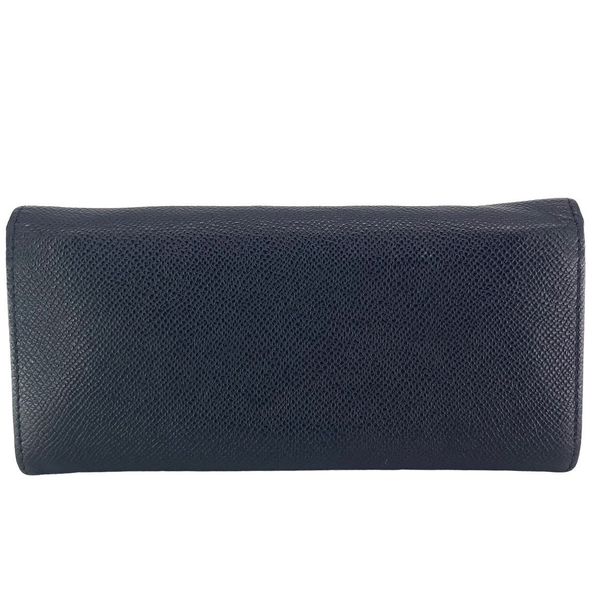 中古】 BVLGARI ブルガリ クリップ ラージウォレット 長財布 黒 289381 