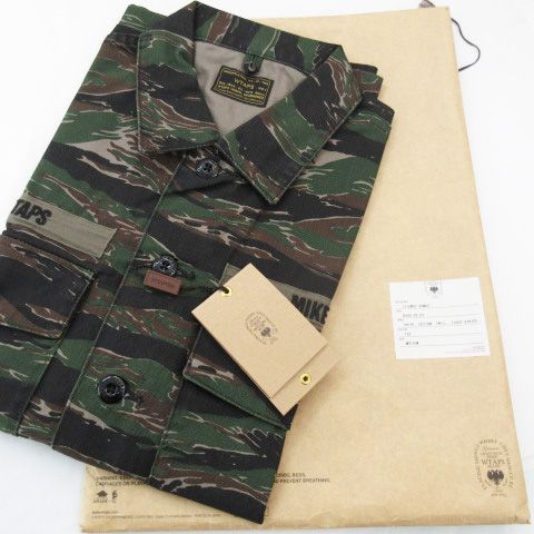 ダブルタップス WTAPS BUDS SS 02 SHIRT TIGER STRIPE シャツ 半袖 NON 
