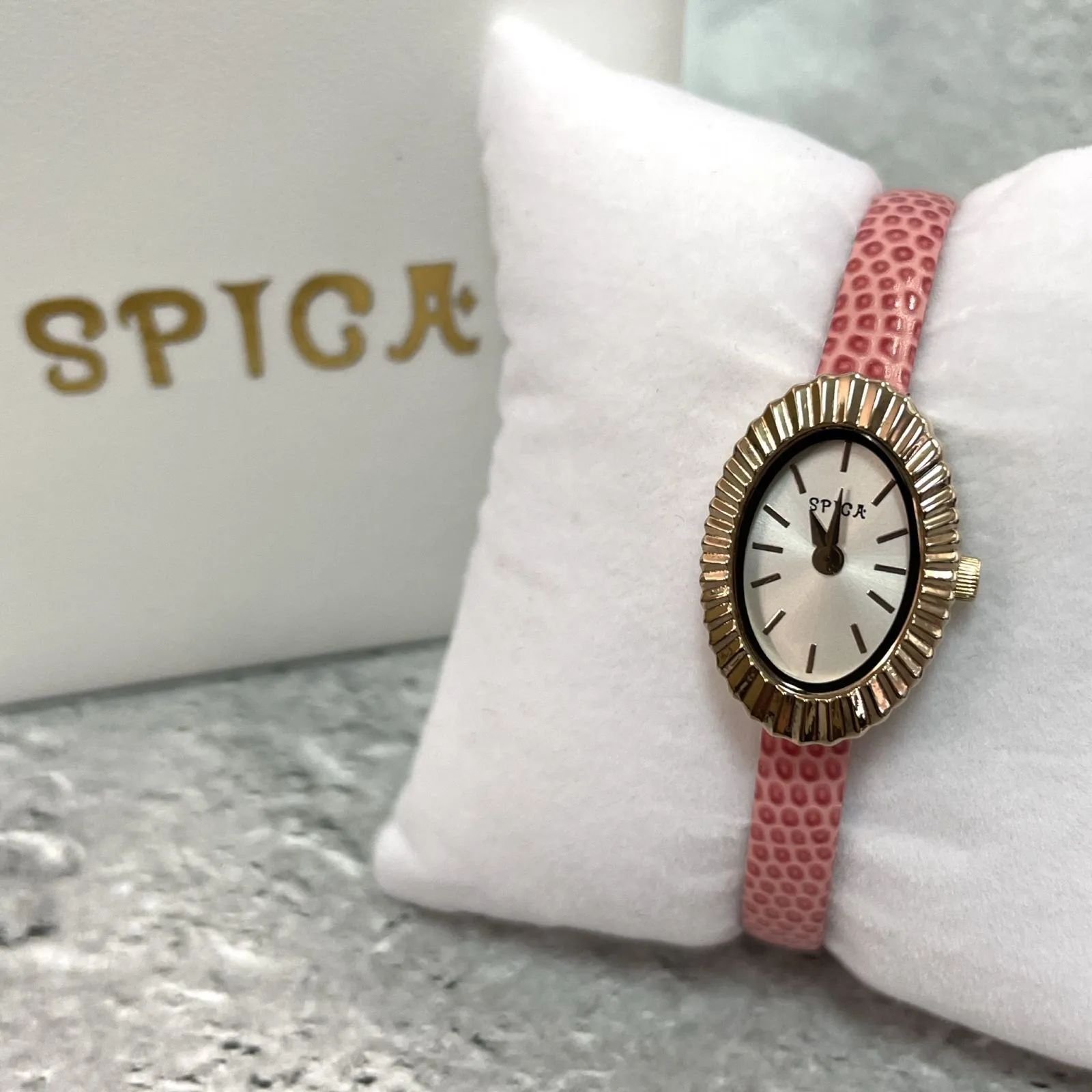 SPICA シェルリング SPI54-RG/PK TiCTAC腕時計 レディース 母の