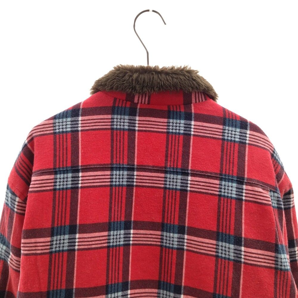 SUPREME (シュプリーム) 21AW Faux Fur Collar Flannel Shirt フェイク