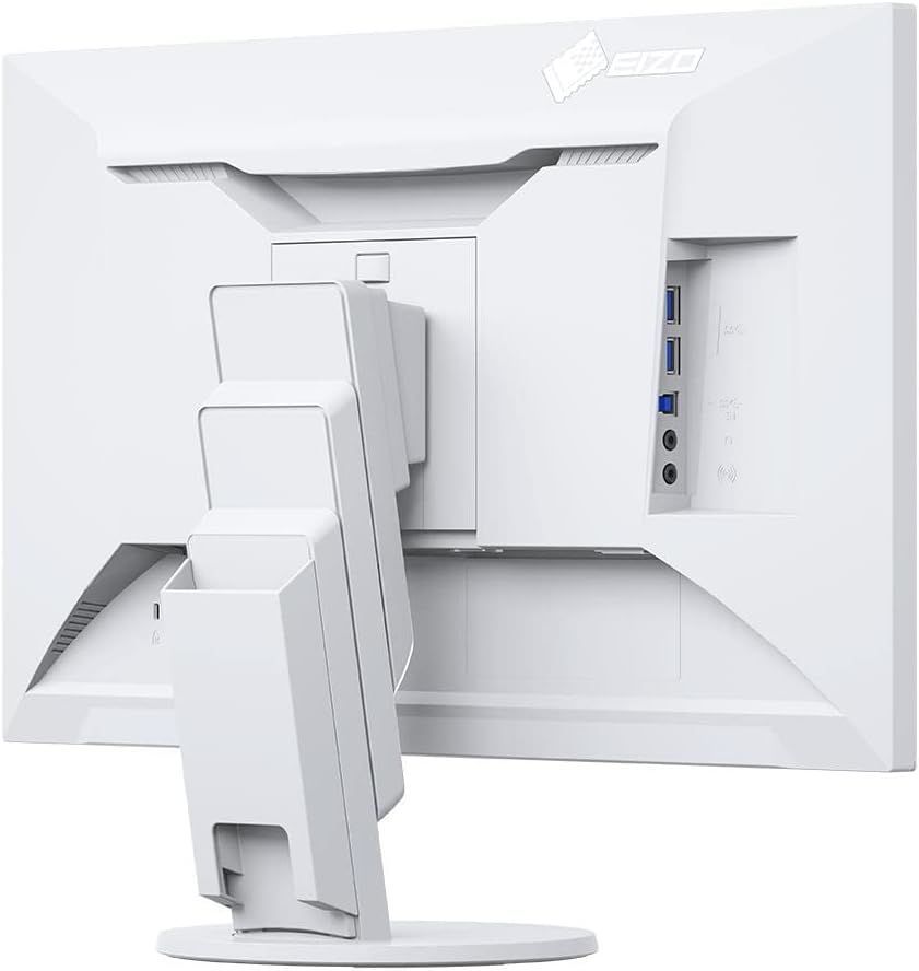 EIZO エイゾ FlexScan 60cm（23.8）型カラー液晶モニター  EV2451 フルHD（1920×1080）フルフラット HDMI/DisplayPort/DVI-D/D-Sub 15ピン（ミニ）搭載 FlexScan ホワイト 614