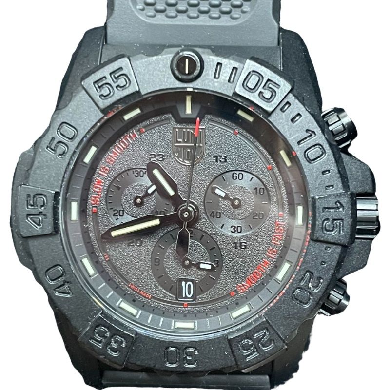 LUMINOX ルミノックス ネイビーシールズ 3580 3581.SIS ブラック 稼働品【中古】12501K171