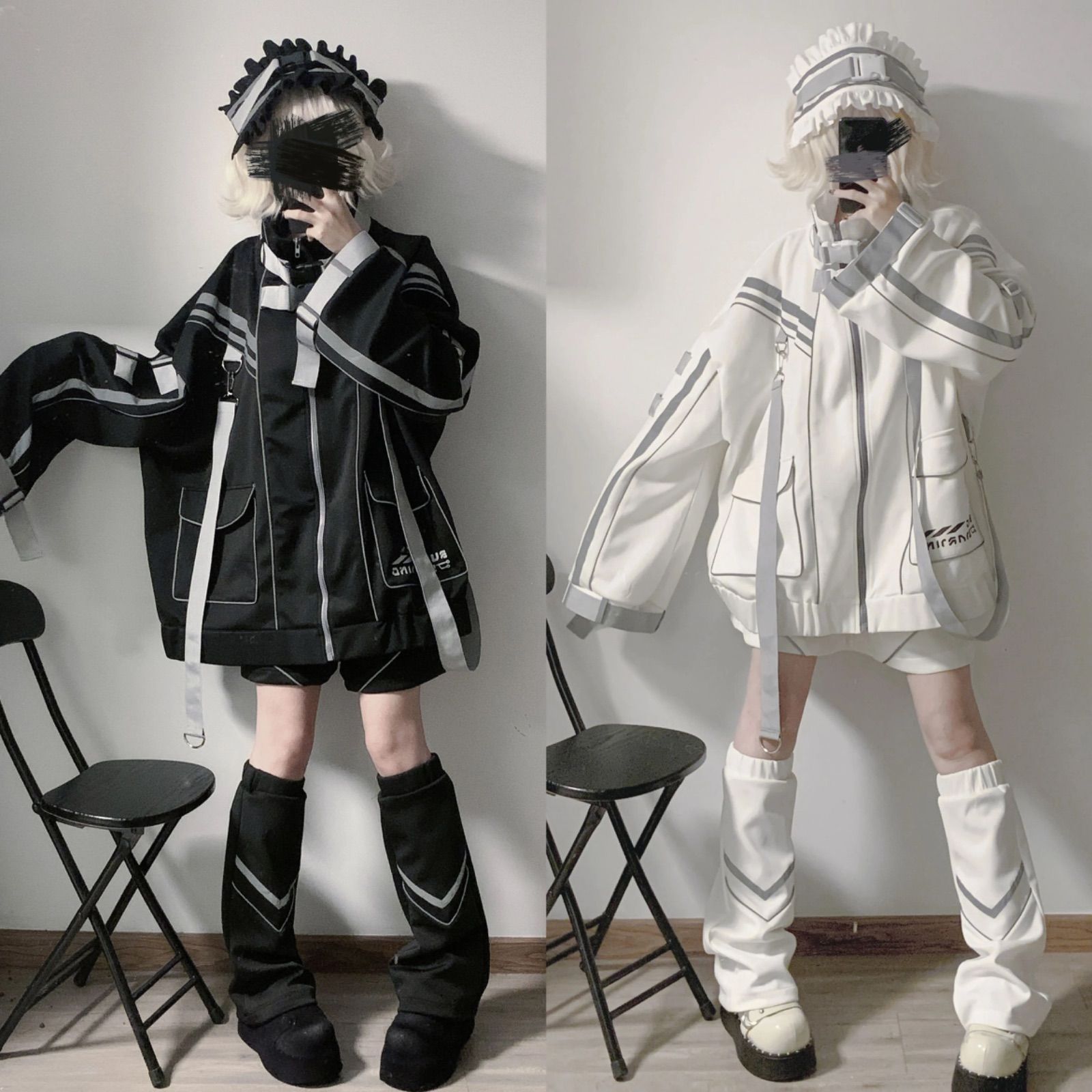 【新品未使用】天使界隈ジャージ　WHT/BLK 新品未使用】天使界隈ジャージ WHT/BLU｜Yahoo!フリマ（旧PayPay