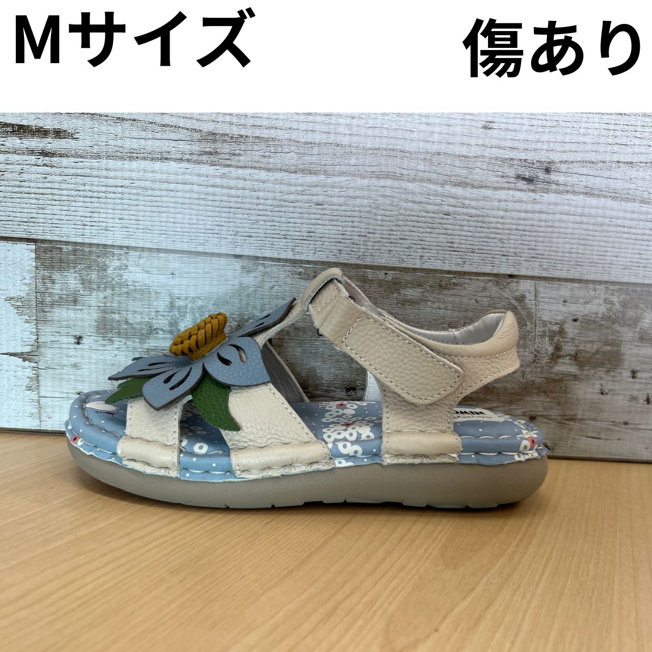 傷あり】エスタシオン Estacion ムーミン サンダル Mサイズ