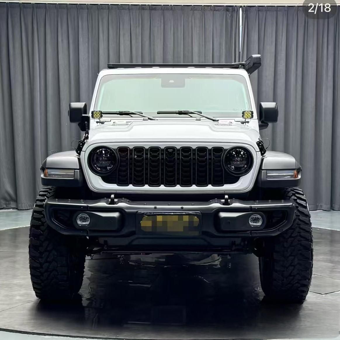 JEEP ジープ ラングラー JL 2018-2025対応 フロントグリル 中央グリル 外装カスタム パーツ カメラ用開孔タイプ |5.10LYC682人気注目