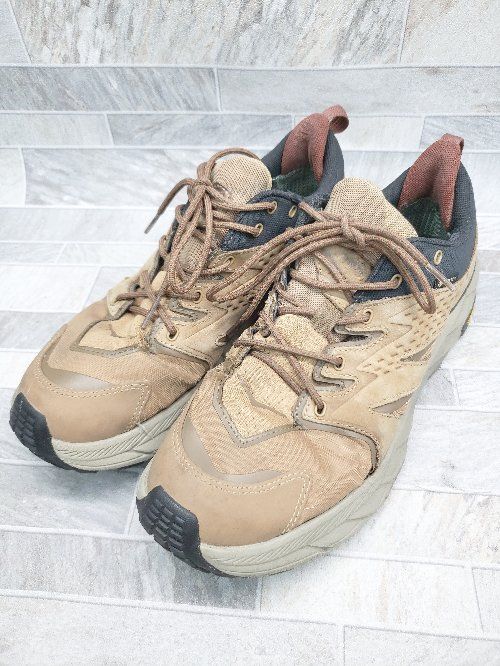 HOKA ONE ONE ホカオネオネ Gore-Tex ゴアテックス スニーカー シューズ サイズ表記無し ブラウン メンズ P  【1406110001392】