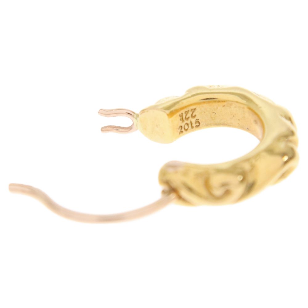 CHROME HEARTS (クロムハーツ) 22K TNY HOOP SCRL/22Kタイニー