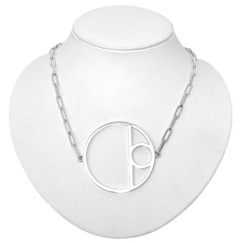 HERMES エルメス シェーヌダンクル ゲーム ロング ネックレス Ag925  