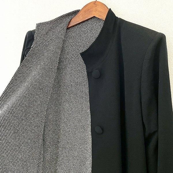 anc シセンドウ ヒトシタムラ 詩仙堂 HITOSHI TAMURA コート 黒 白