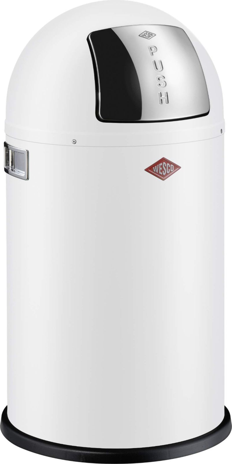【数量限定】PUSHBOY プッシュビンu0026メタルライナー22L JUNIOR ホワイトマット WESCO(ウェスコ) 175531-74 サイズ:35×h63cm