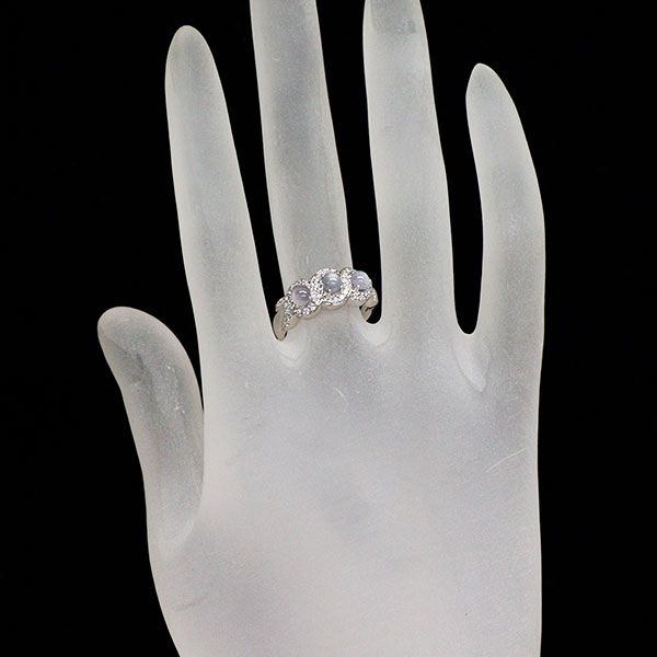 Pt900 スターサファイア ダイヤモンド リング 1.31ct D0.30ct - メルカリ 