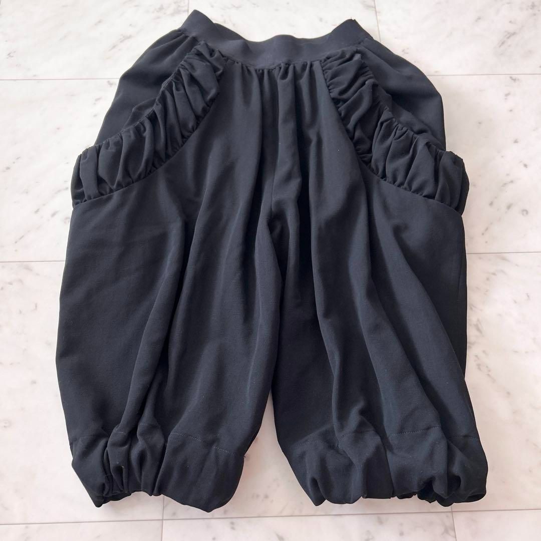リミ フゥ LIMI feu サルエル パンツ ヨウジ ヤマモト レア 美品 LIMI feu リミフゥ ヨウジヤマモト ウールバルーンパンツ 黒 S
