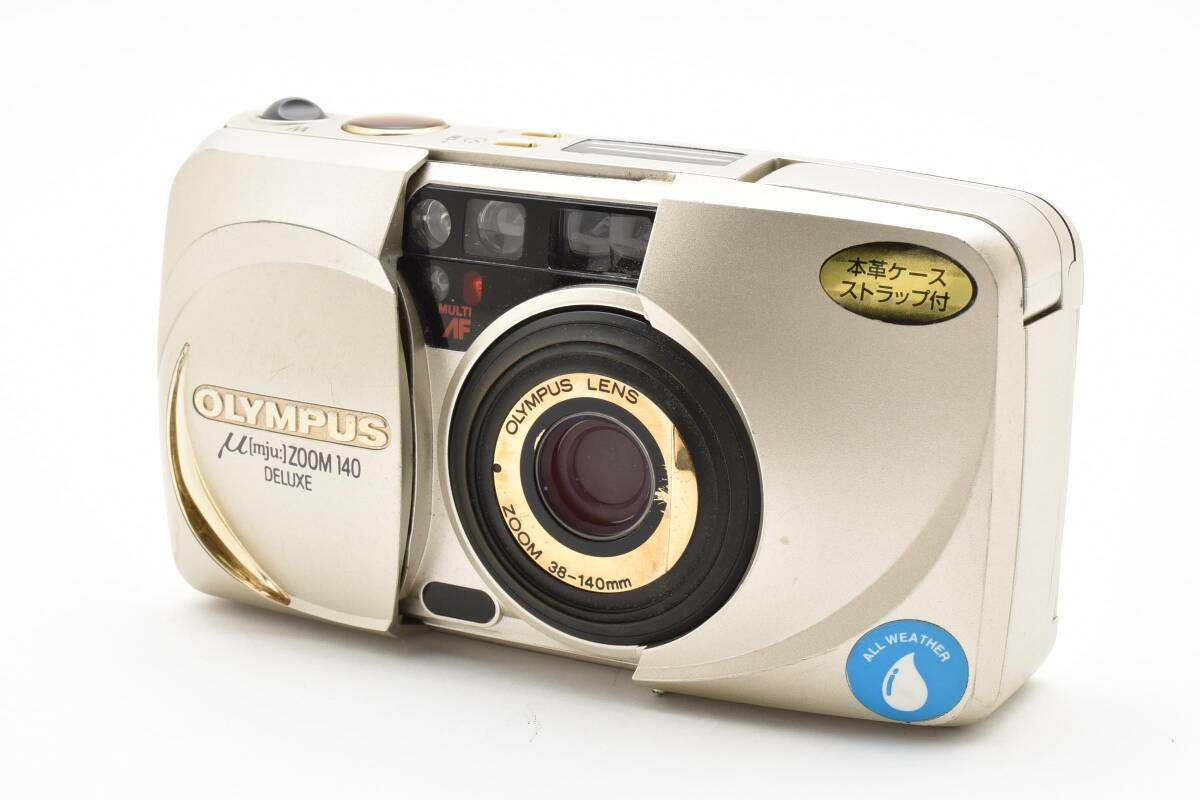 カメラ ☆良品☆ オリンパス OLYMPUS μ Zoom 140 Deluxe ゴールド