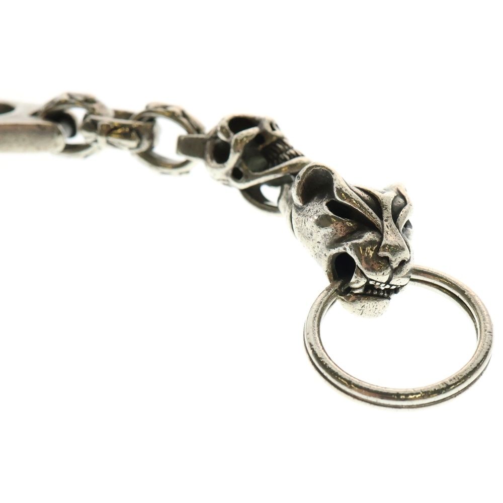 Bill Wall Leather|BWL ビルウォールレザー 2000 Clip Keychain With Panther パンサー クロスリンク グッドラックスカル 2000 クリップ キーチェーン カスタム シルバー WWW_WOWDIGSITE_COM