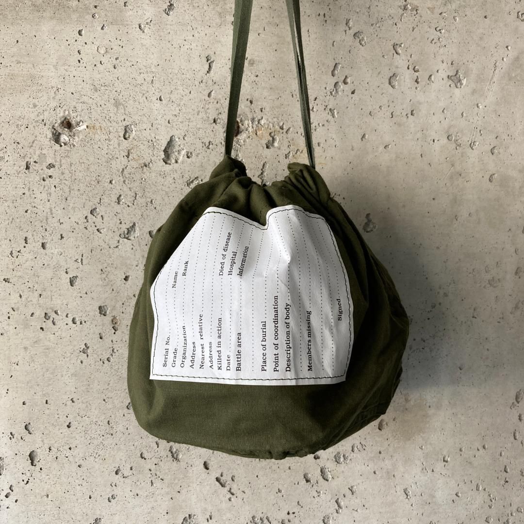 アメリカ軍 US ARMY バッグ 巾着 防水 60s 実物 vintage アメリカ軍 US ARMY バッグ 巾着 防水 60s 実物 vintage デッド