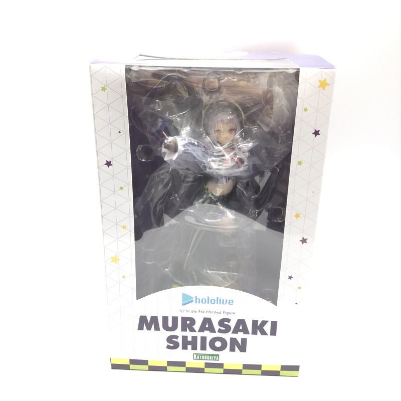 開封)コトブキヤ 紫咲シオン 1/7 ホロライブ 特典 ニヒヒ顔パーツ付[18 