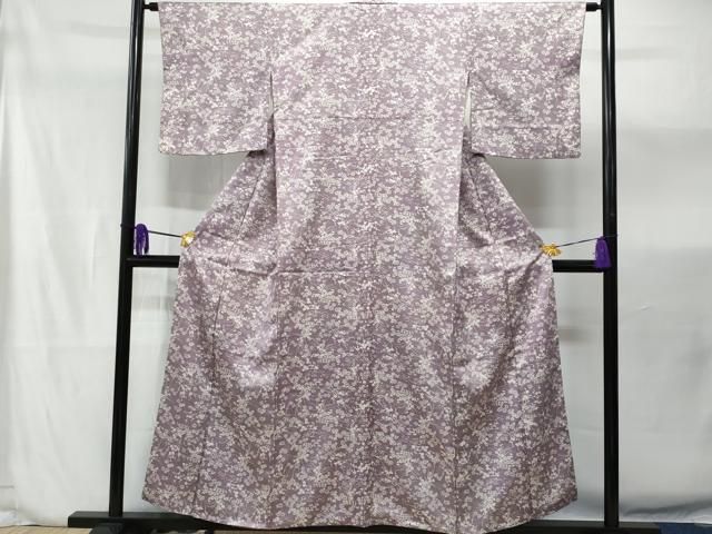 平和屋着物□上質な小紋 総絞り 幾何学文様 正絹 逸品 DAAU4978qp