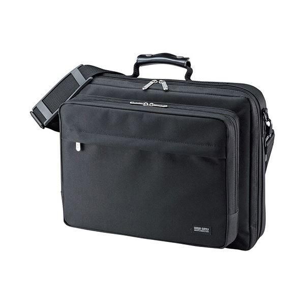 サンワサプライ PCキャリングバッグ15.6型ワイド対応 ブラック BAG-U54BK2 1セット 3個