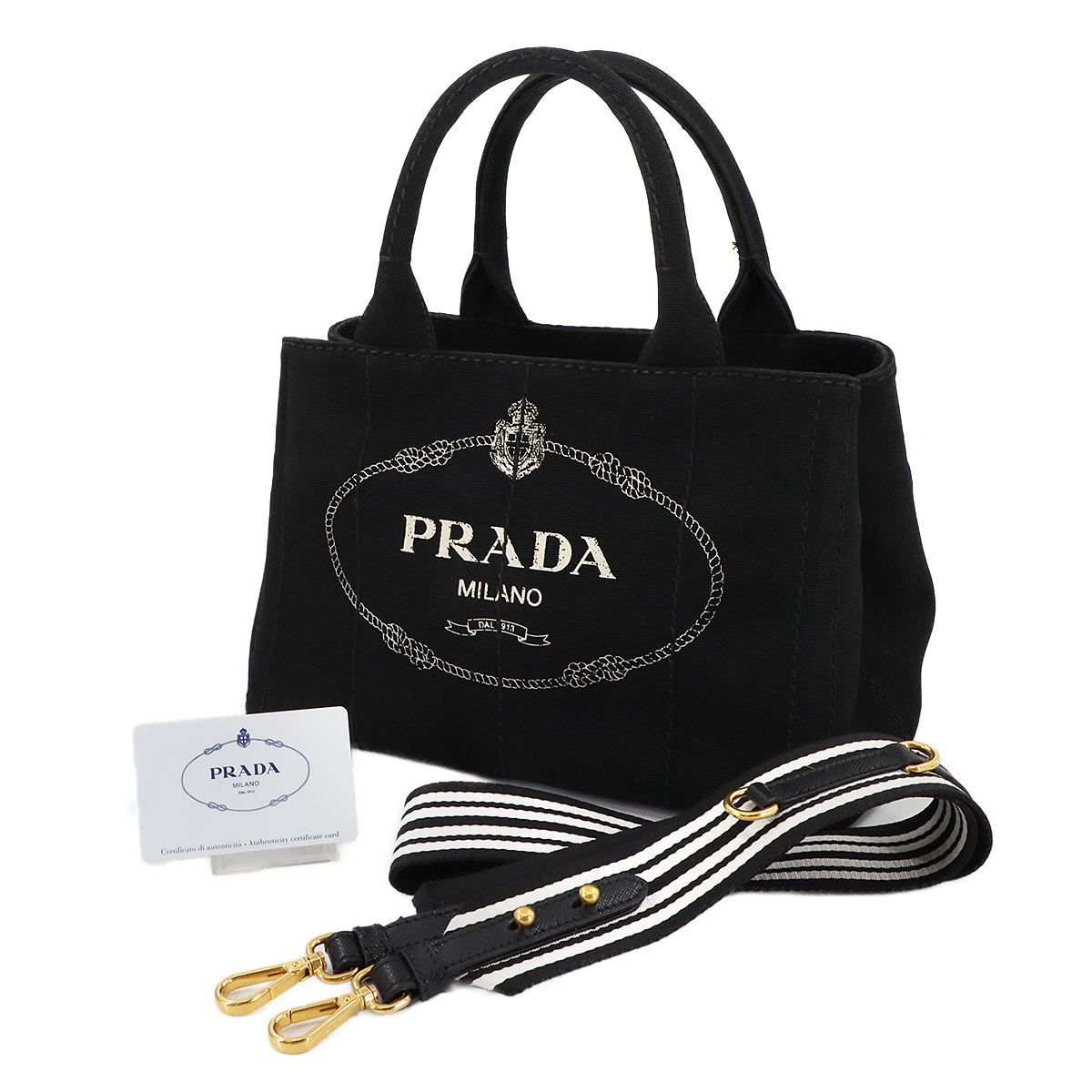プラダ カナパ ミニ ショルダー PRADA 2way ブラック NERO ネロ 新品同様 プラダ PRADA カナパ ミニ 2way ハンド ショルダー