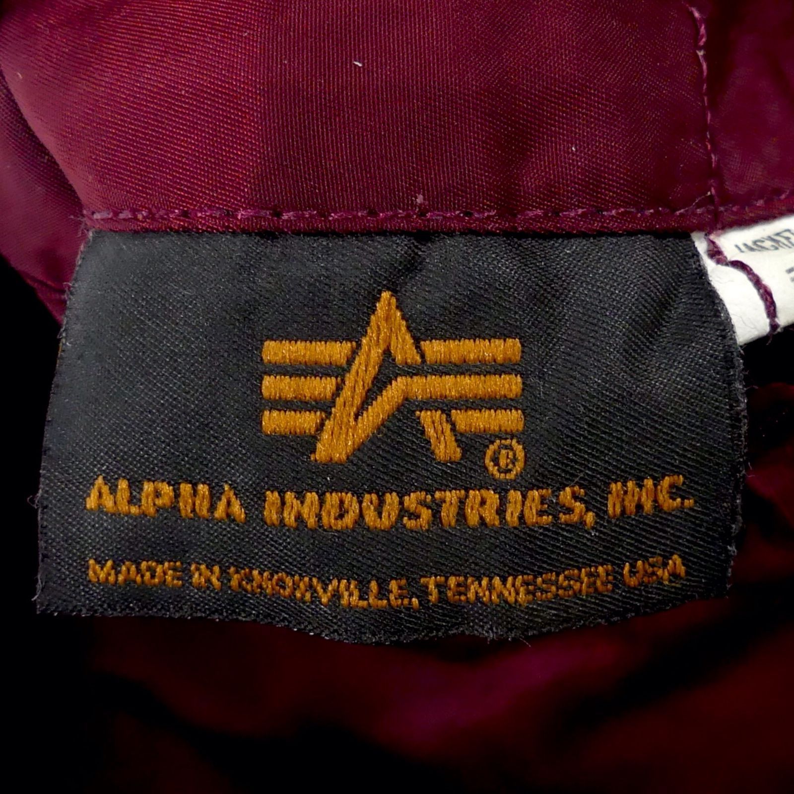 【極美品】アルファ　MA-1 フライトジャケット　90s XL ボルドー 希少 極美品】アルファ MA-1 フライトジャケット 90s XL ボルドー