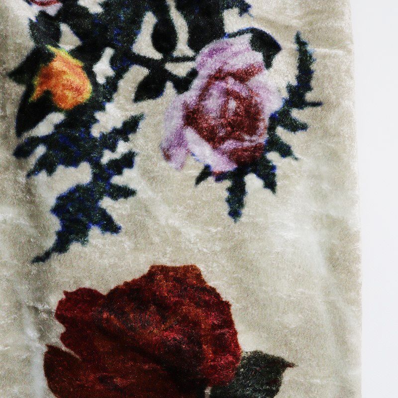 DRIES VAN NOTEN フラワープリントベロアスカート DRIES VAN NOTEN フラワープリントベロアスカート