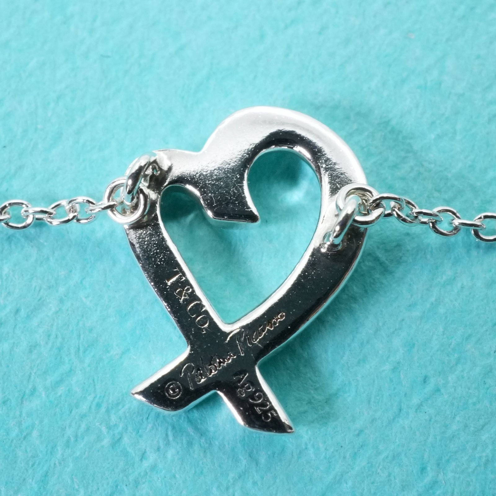 美品】ティファニー ラビングハート LOVE ネックレス シルバー925